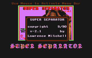 Super Separator atari screenshot